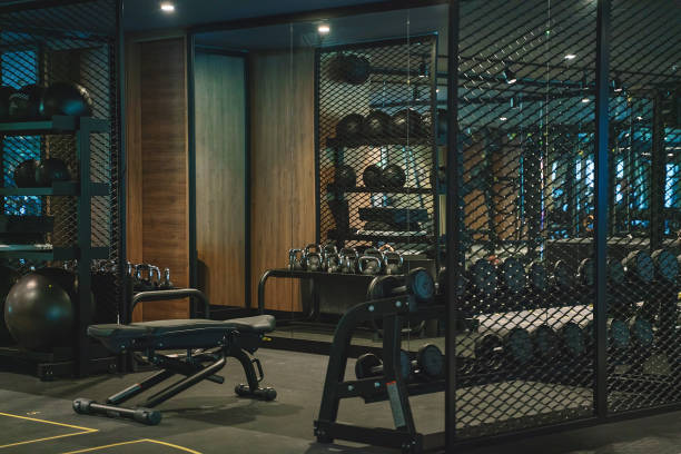 modern CrossFit gym interior